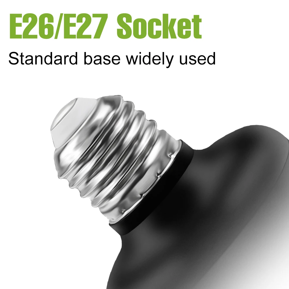 E27/E26 LED Plant Grow Light Full Spectrum Indoor Flower Seedling Hydroponics Greenhouse Tent Vegetable Cultivation Growing Lamp