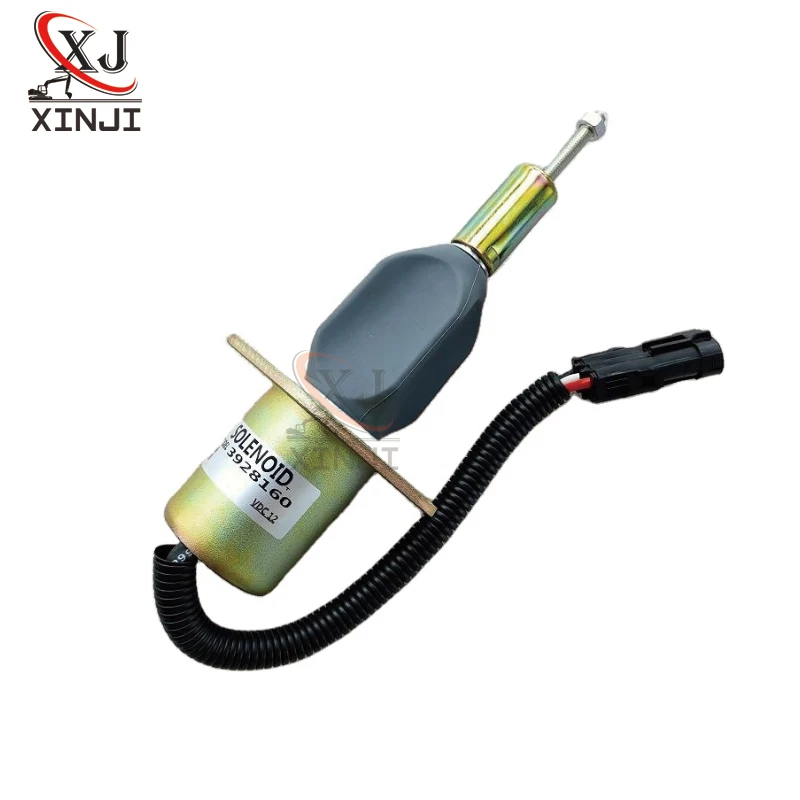 24V 12V Stop Solenoid Valve 3928161 Electronic Diesel Engine Solenoid for Cummins Parts Cut Off Solenoid