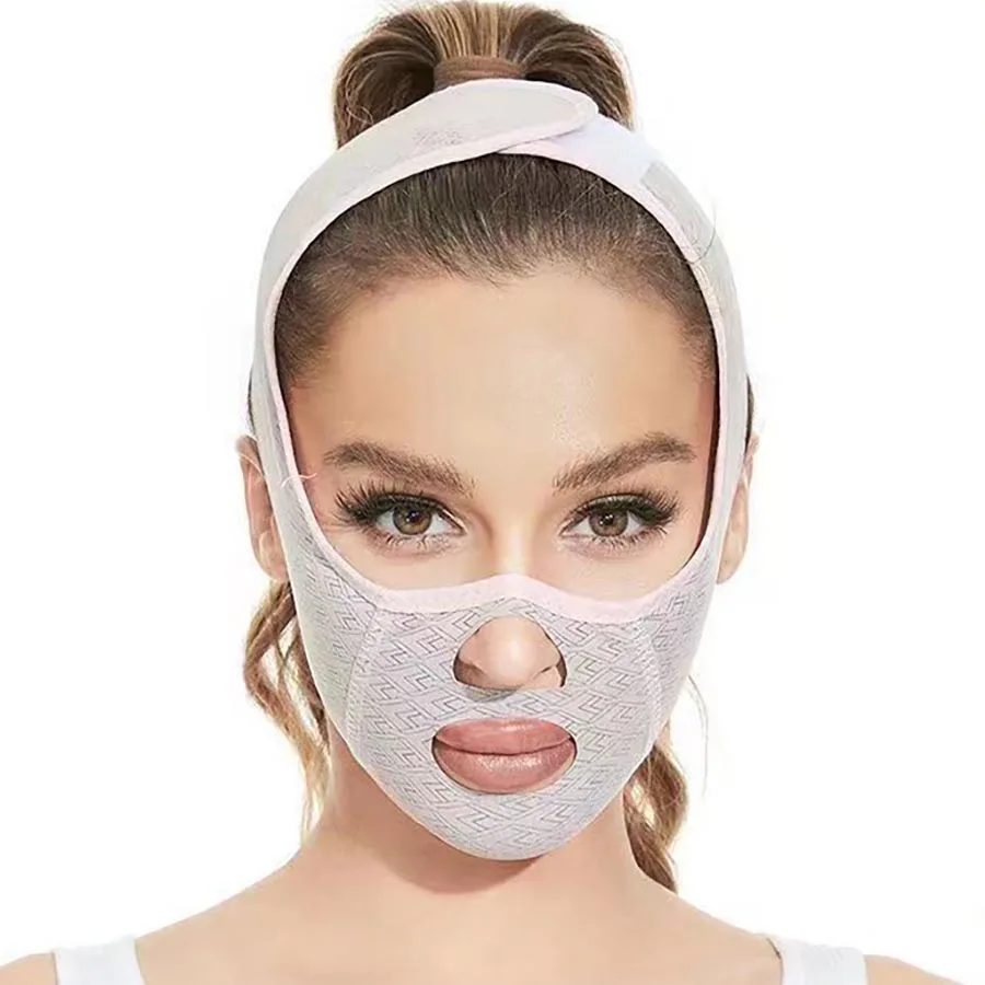 Face Bandage Adjustable V Lift Up Belt Sculpting Sleeping Mask Reduce Double Chin Face Facial Face Lifting Tapes Skin Care Tool