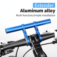 10/20/30CM Tube Bicycle Handlebar Extender Mount Mountain MTB Bike Cycling  Headlight Bracket Lamp Flashlight Holder Accessorie