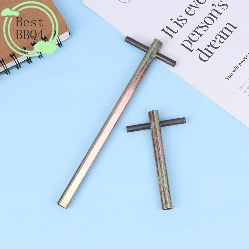 (BBQ4)Elevator Triangle Key 100/200/300mm Wrench Triangular Screwdriver Extended Type Train Triangle Key Elevator Door