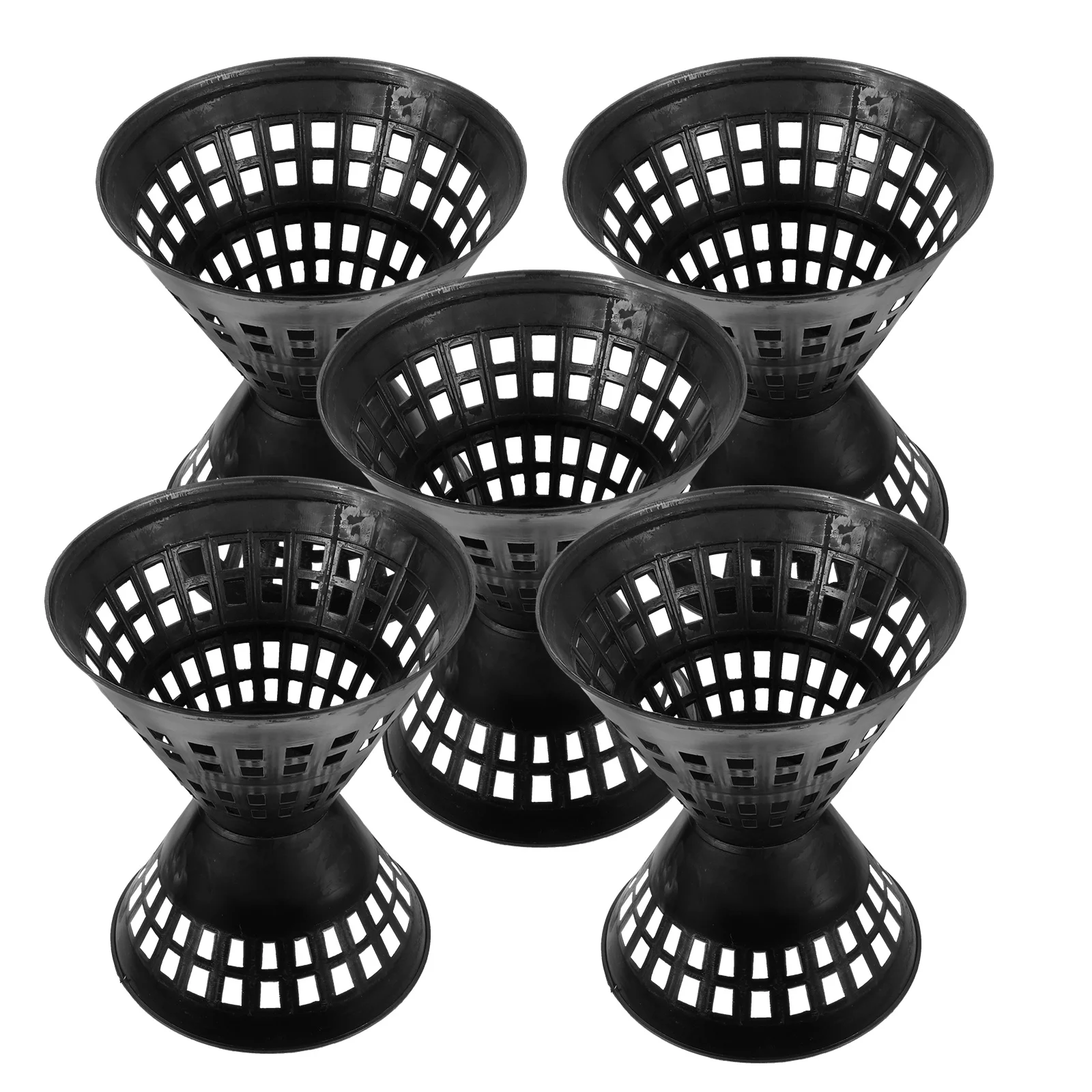 5 قطعة حامل باقة بلاستيكية لترتيب الزهور لتقوم بها بنفسك ديكور منزلي للزفاف مقهى فندق استخدام أسود متوسط الحجم اصطناعي #4