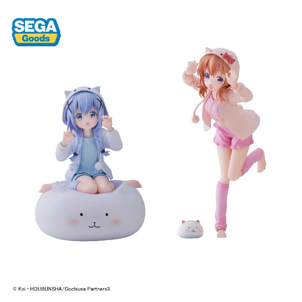 Original Sega Prize Figure Is the order a Rabbit？Chino Cocoa Figurine Toy