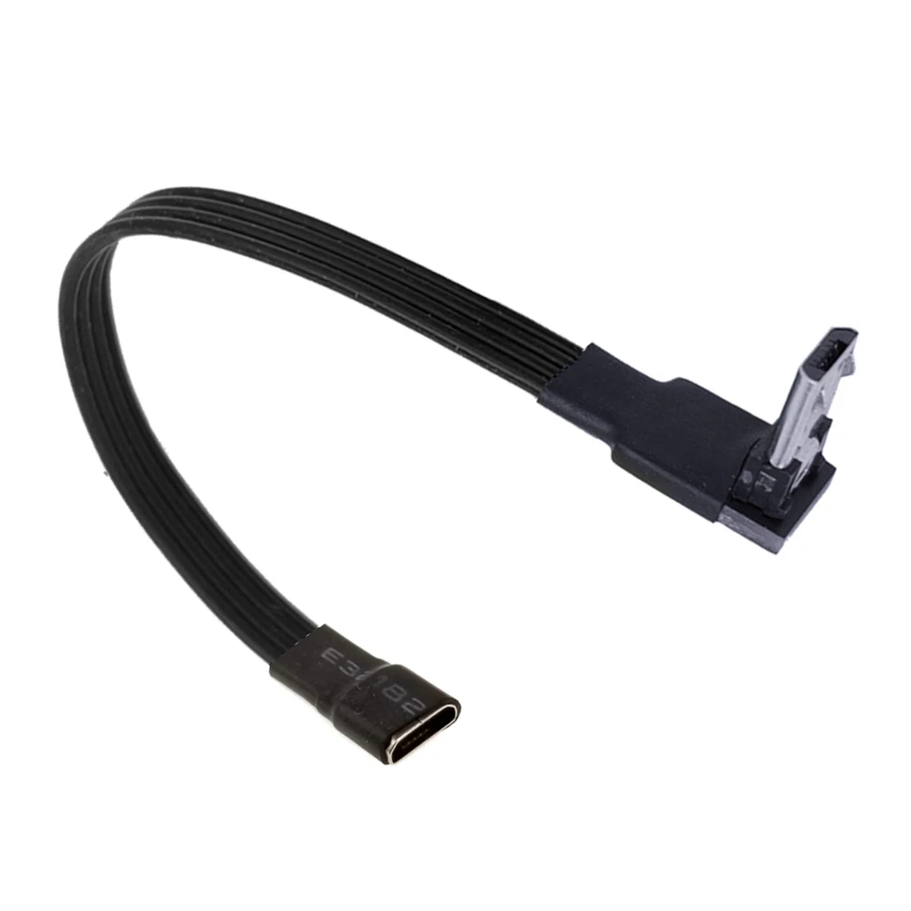 1M ángulo recto izquierdo Micro Usb hembra a tipo c/Micro B Mini USB macho a Micro usb hembra adaptador de datos de carga tipo C de 90 grados