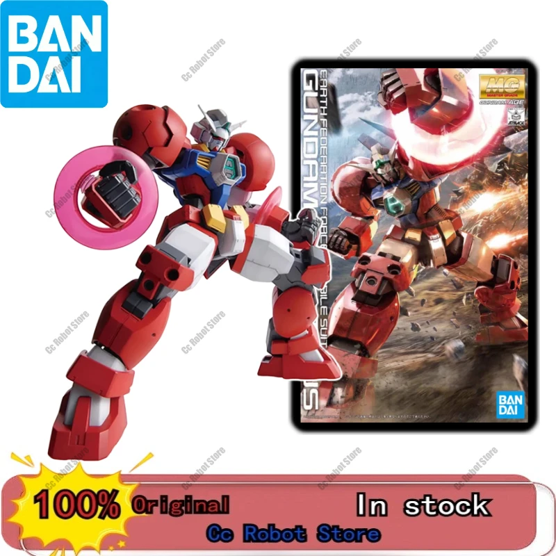 

[In Stock] Bandai Anime MG Gundam AGE-1 Titus Model Original Toy Action Figure Collectible Decoration Children's Christmas Gift