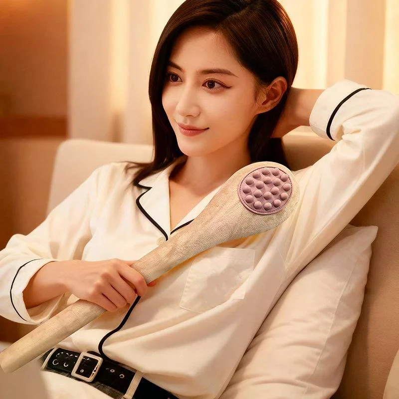 /JCS/Back Pounding Bump Massage Hammer Meridian Beat Stick Device Health Hammer Multi-functional Soft Elasticity Extended