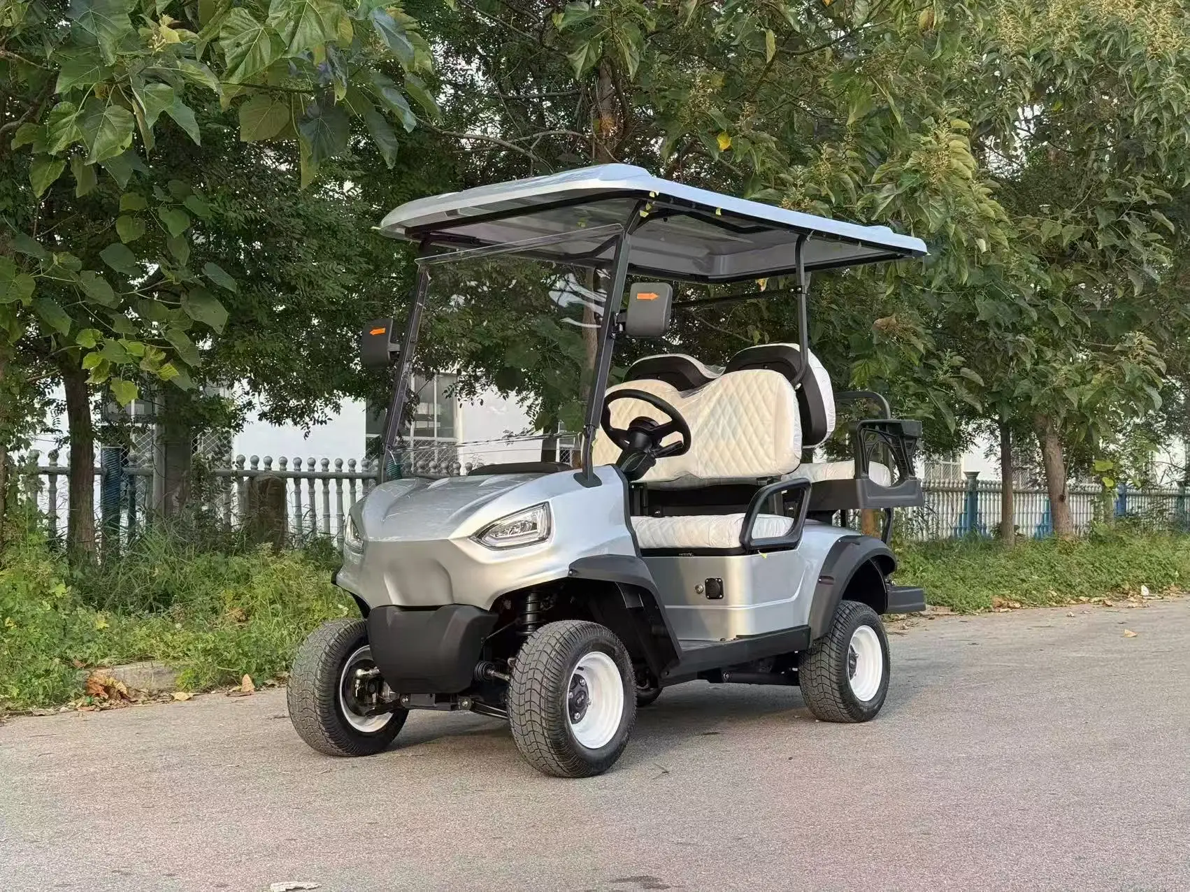 أفضل جودة عربة جولف ذات 4 عجلات عربة جولف كهربائية صينية #5