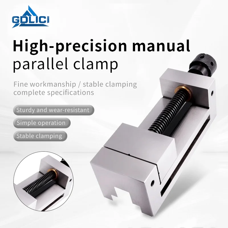 1.5/2 Inch High Precision Right Angle Vise Tools Steel Gad Tongs Manual Flat-nose Pliers For Fixture of Grinding Machine