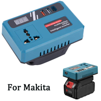 Outdoor Battery Inverter Adapter For Makita 18V Li-ion Battery DC 18V to AC 220V Power Station Generator Power Supply Inverter