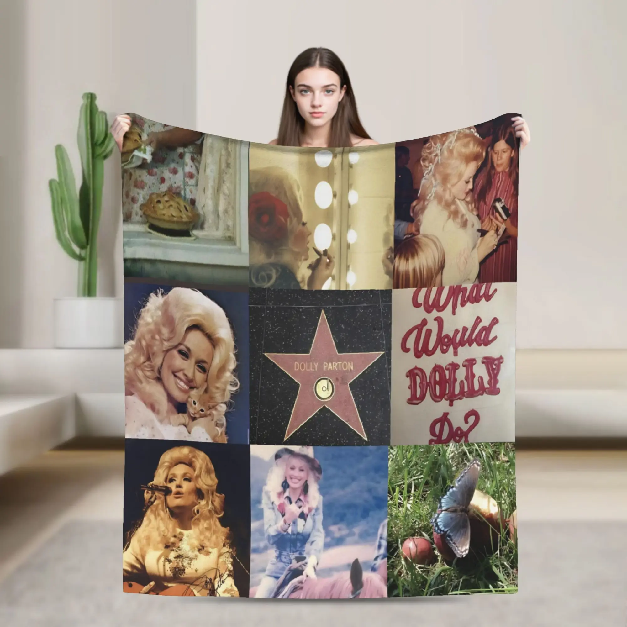 Dolly Parton Memorial RIP Coral Fleece Plush Throw Blankets  Blankets for Home Travel Super Soft Bedspread