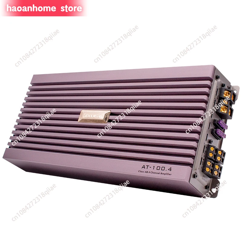 Car Audio High-Power AB Four Channel Amplifier 4 * 100W