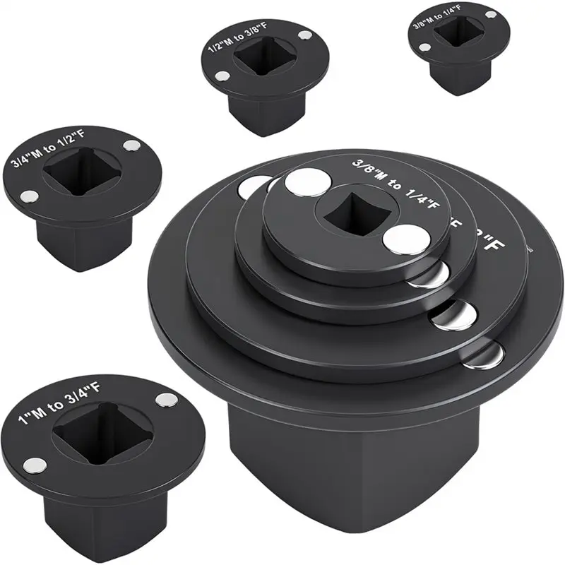 

A24F-Low Profile Impact Socket Adapter Set - Drive Ratchet Adapters For Tight Spaces, Automotive & DIY Tools