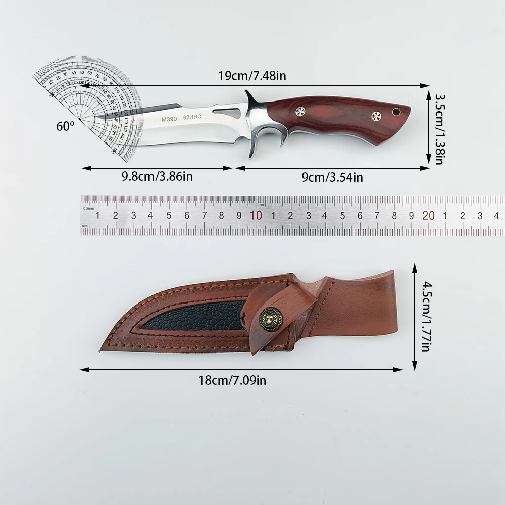 Alta qualidade m390 lâmina afiada tático faca militar acampamento ao ar livre sobrevivência caça ferramenta edc faca de autodefesa