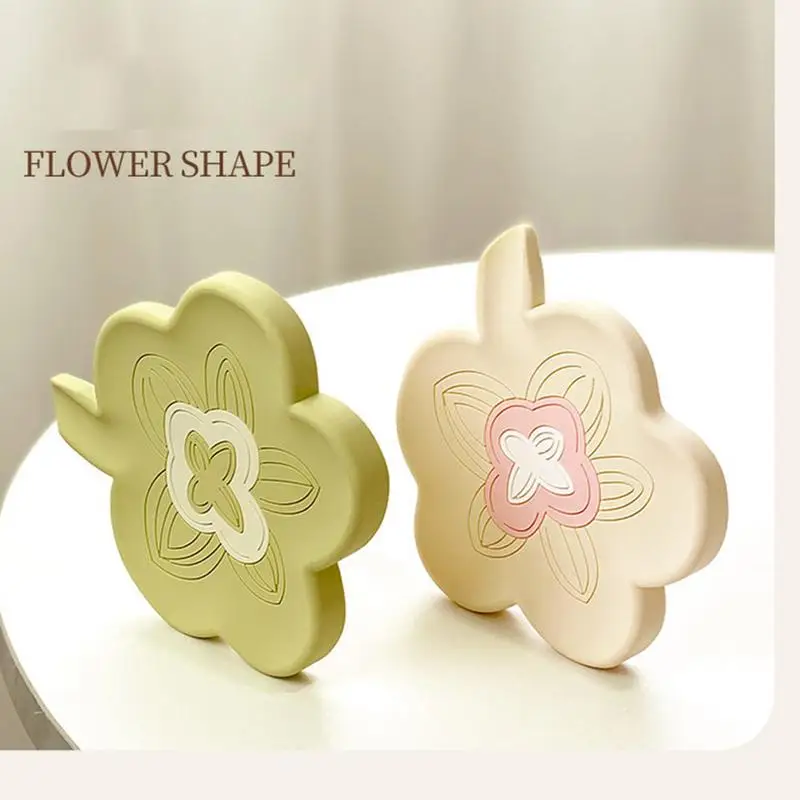 

Bar Shampoo Holder For Shower Flower Shape Soapbar Container Drain Soapbar Box Anti-Slip Household Shampoo Organizer For Gym