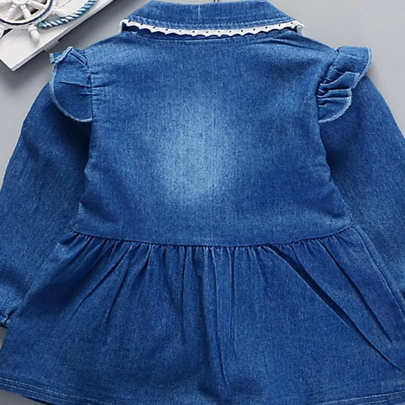 New Spring Autumn Baby Girls Clothes Children Fashion Long Sleeved Dress Kids Clothing Toddler Casual Costume Infant Sportswear