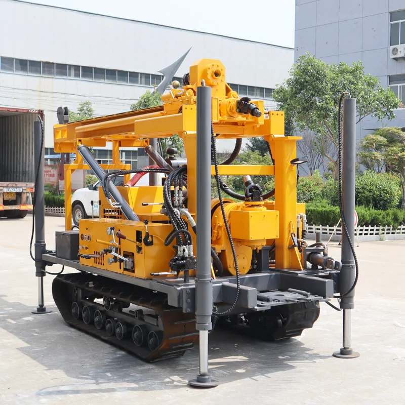 280m 350m Crawler Water Well Drilling Rigs Machine Drill Rig for Water Well Meters Depth Deep Water Well Drilling Rig Machine