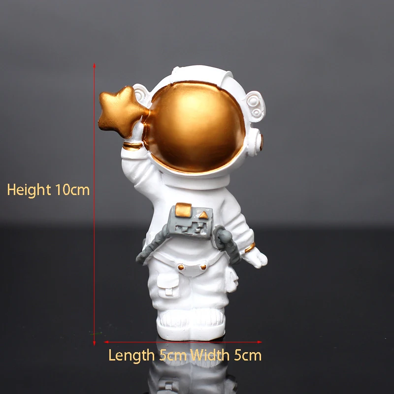 Astronaut Ornaments, Cartoon Spaceman Desktop Decoration, Gift Toys for Girls and Boys