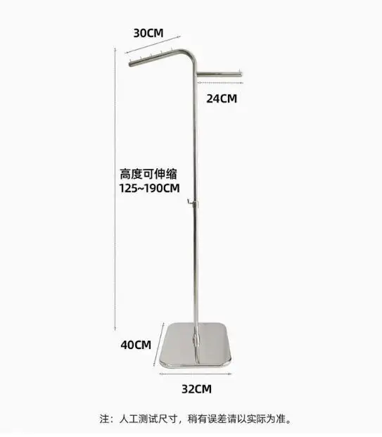 

2026-2-Стойка-вешалка для демонстрации одежды из нержавеющей стали, глянцевая, напольная, Накадзима, для прямых трансляций, золотистая и серебристая, для сумок и одежды