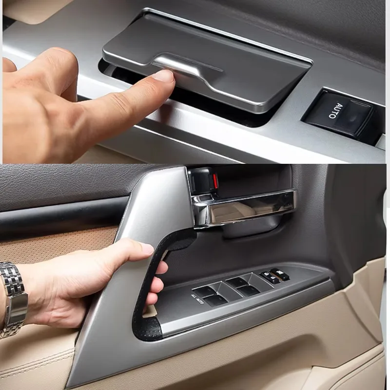 Land Cruiser 200 InteriorUpgrade Assembly Parts Door Handle Cover Penal Replacement for Toyota LC200 FJ200 2008-2020 Accessories