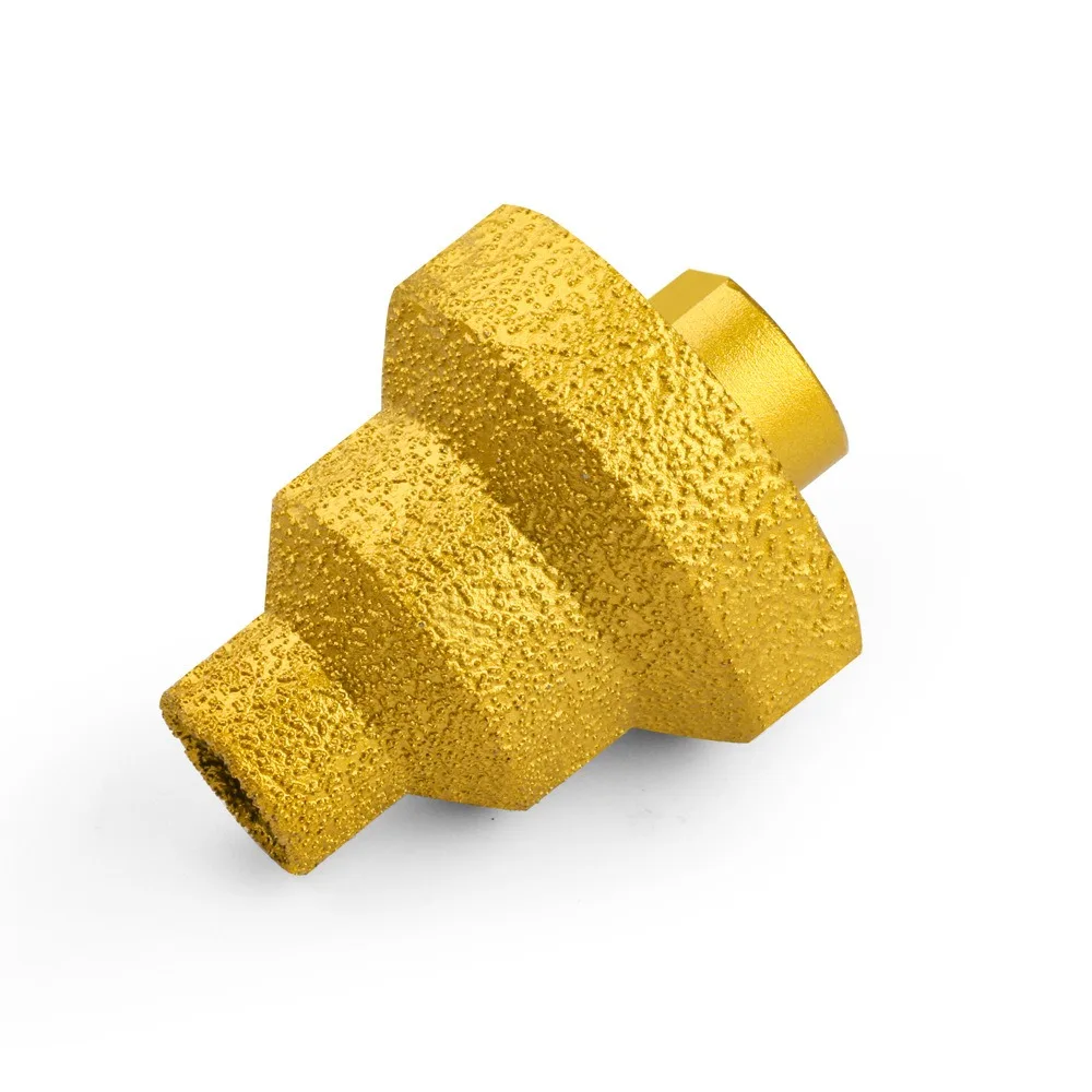 M10/M14 20/35/50mm Diamantgelöteter Stufenbohrer M10/M14 Mehrschichtiger Konischer Reibahle-Lochweiter für Marmorfliesen Präzise – Detail 10