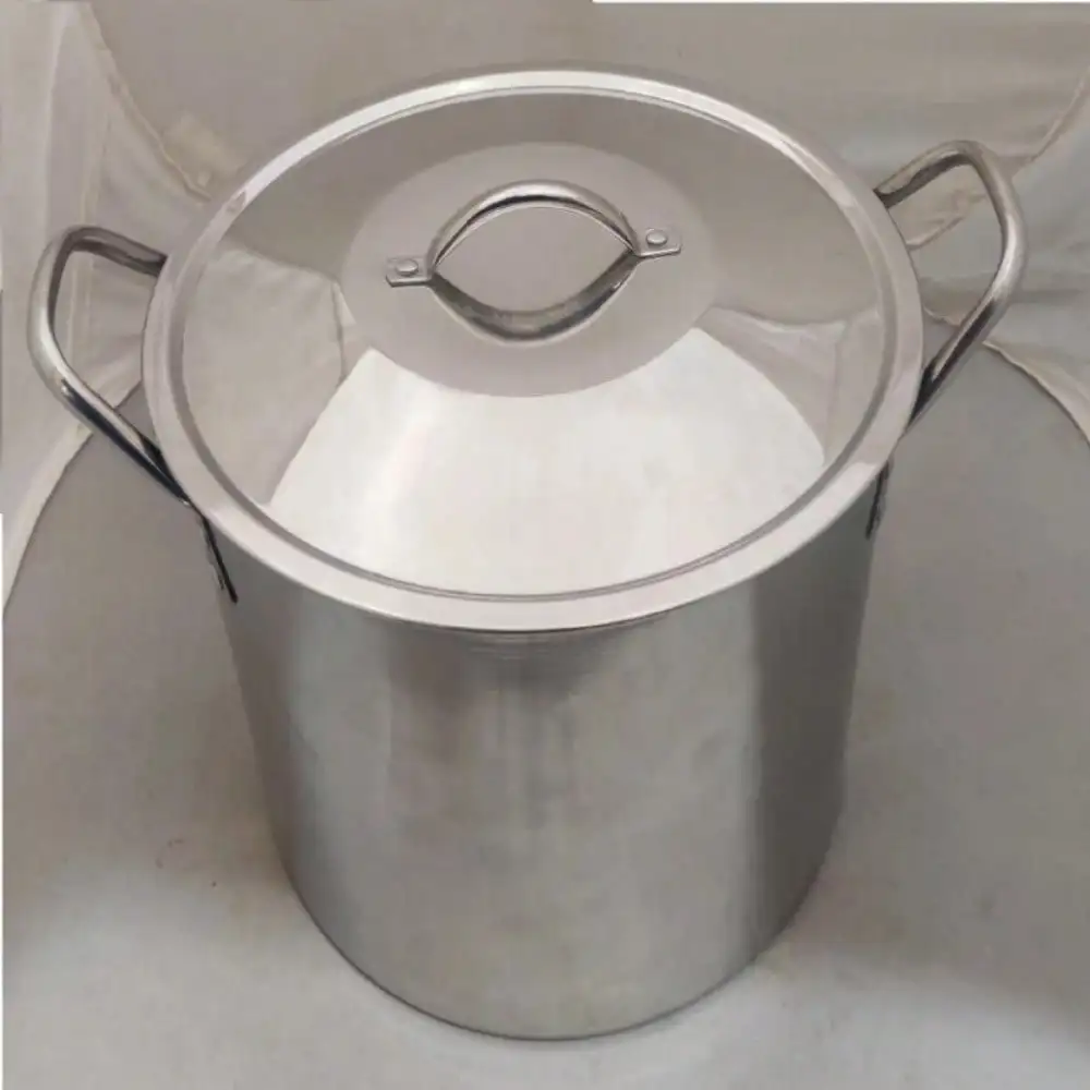 

NEW HOME. Hot-Sell 8-Qt Stainless Steel Stock Pot With Metal Lid Securely Fitting