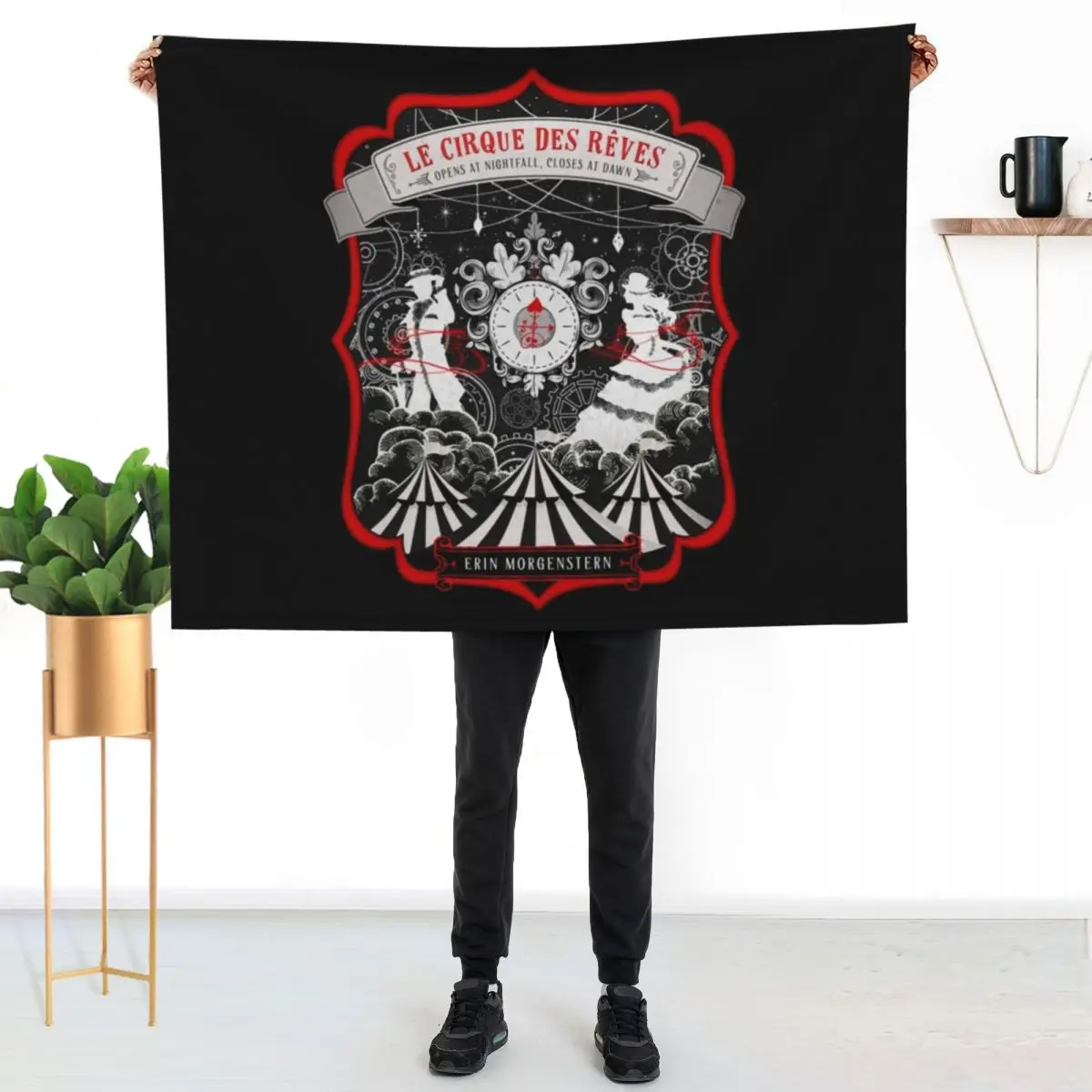 The Night Circus Throw Blanket Designers Picnic Plaid Hairys Heavy Loose Blankets