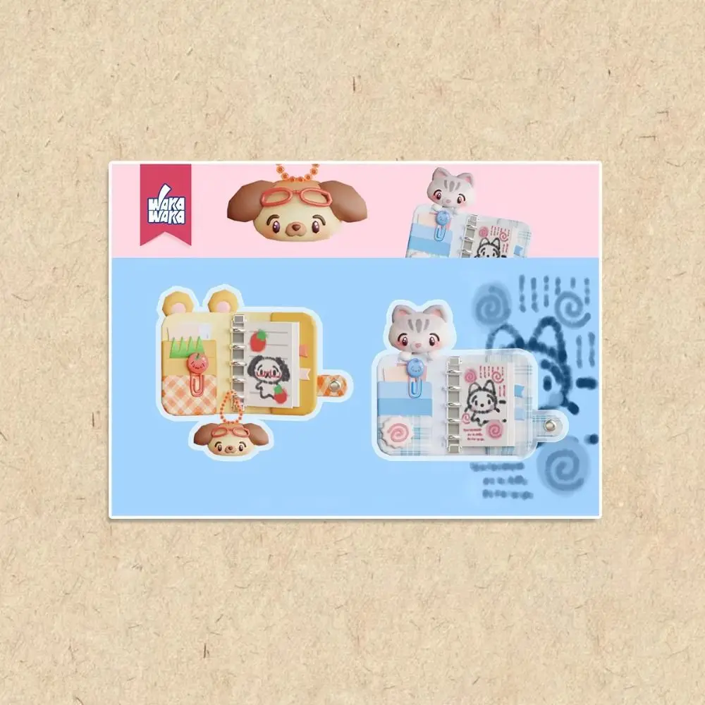 2pcs 2025 Cute Planner Clips Acrylic Decorative Paper Clamp Multifunctional Durable School Supplies