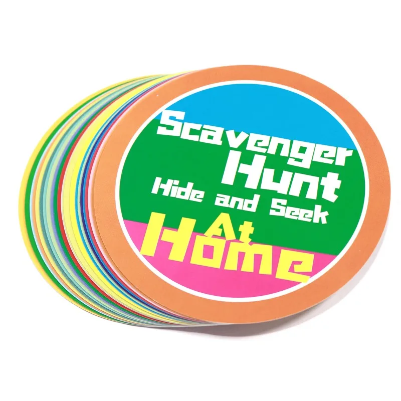 

《Scavenger Hunt Cards》Scavenger Hunt Cards For Outdoor Adventure Game And Family Fun Activity With Clues And Challenges