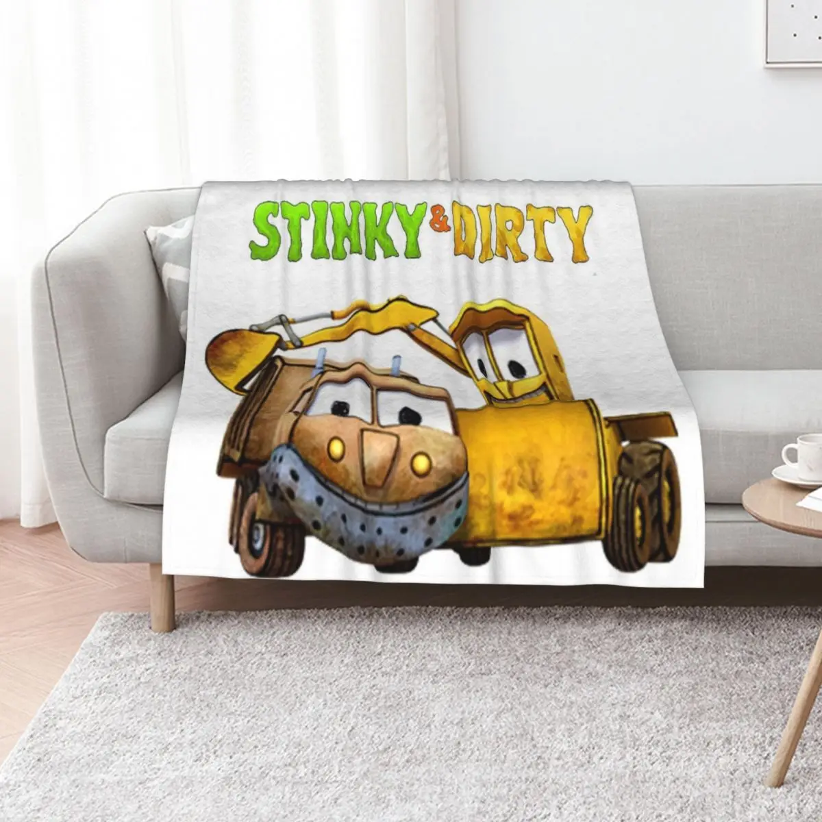 The Stinky Dirty Show Throw Blanket Thin Soft Blanket for Summer Night Sleeping