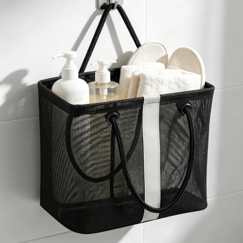 Large Capacity Shower Caddy Basket Bathing Toiletries Organizer Bag Handheld Tote For Men Women Swimming Travel And Gym Storage