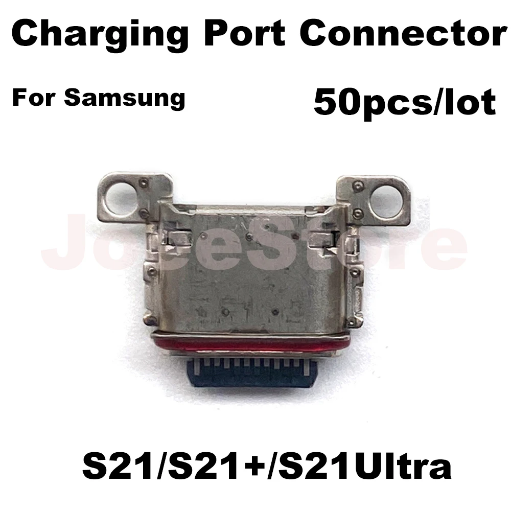 50pcs USB Charging Port Jack Dock Connector For Samsung S23 S22 S10 S20 S21 Ultra S8 S9 Plus Type-C Charger Plug Dock Socket