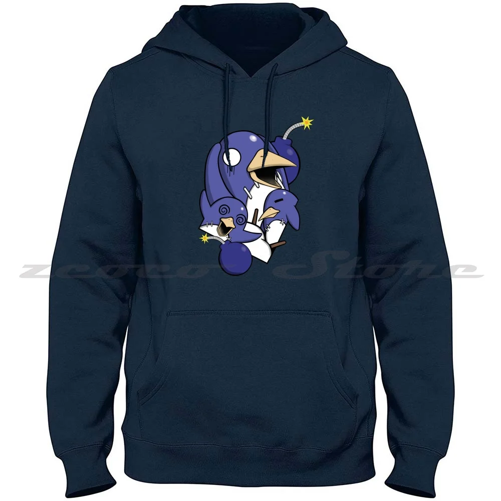 Prinny'S Explosion Fashion Hoodies High-Quality Sweatshirt Prinny Game Gamer Psp Ps4 Ps3 Ps2 Penguin Disgaea