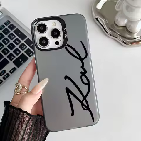 Fashion Pattern Trendy Letter Phone Case For Samsung Galaxy S25 S24 S23 S22 Ultra S21 Plus A56 A55 A16 A15 A54 A53 A36 A35 Cover