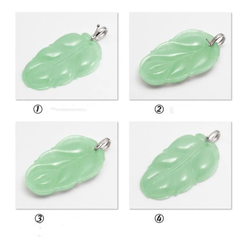 2 قطعة 925 فضة قلادة المشبك قلادة الكفالات مع دبوس U شكل حلية قلادة موصل لصنع المجوهرات قلادة DIY بها بنفسك #6