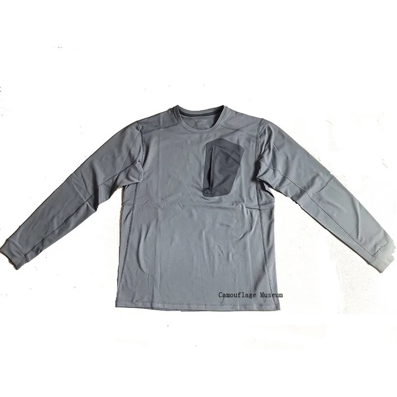 Moisture Absorbing, Breathable, Quick Drying, High Elasticity Bottom Layer 3D Stand Cut Men's Outdoor Dynamic Warm Round Neck pu