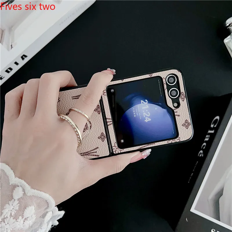 حافظة بتصاميم هندسية مع حامل حلقي لسامسونج جالاكسي زد فليب ، غطاء صلب ، ضد للصدمات ، بلينغ ماسي ، 6 ، 5 ، 4 ، 3 ، 2 ، 1 ، ZFlip5 ، ZFlip4 ، Flip3 #4