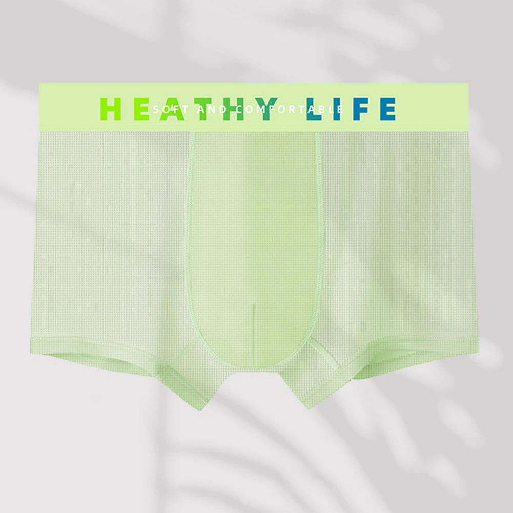 Comfy New Stylish Fashion Underwear Panties Pouch Shorts Soft Lingerie Underwear Men Sexy Underwear Middle Waist
