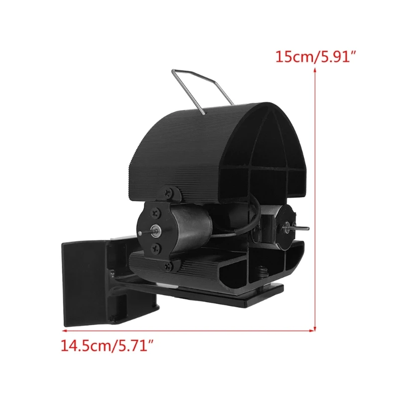 DY4206 18Blades Fireplace Fan 3 Motors Chimney Fan Energy-saving Oven Fan Non Electricity Required Oven Heat Powered