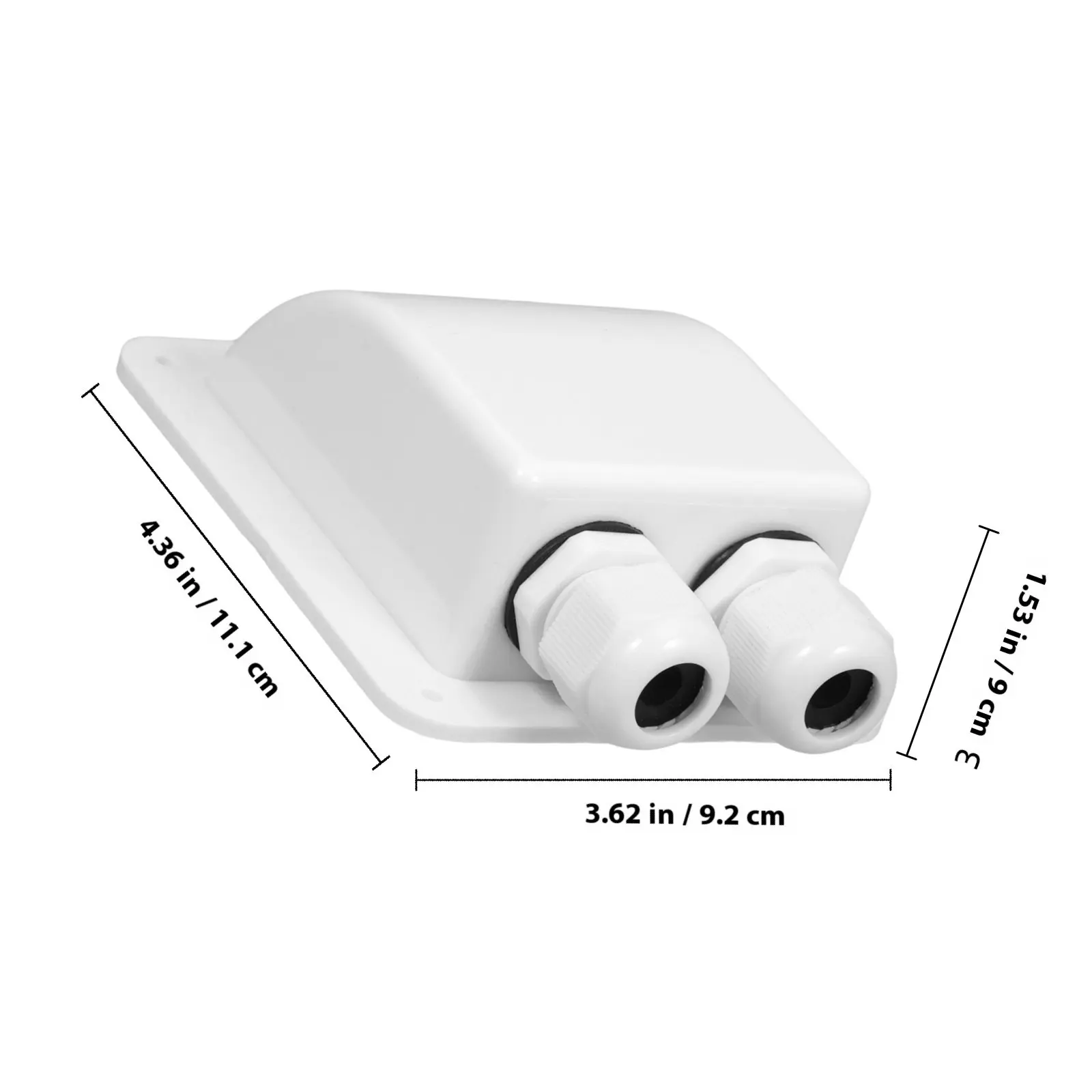 Rv Solar Panel Cable Entry Glands Uv Resistant Impact Proof Secure Junction Box Roof Wire Connector for Camper Yacht