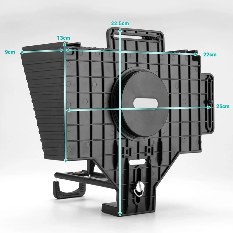 Teleprompter DSLR Recording Prompting Inscriber Interview Speech With Remote Control For Iphone Samsung Ipad Tablet PC