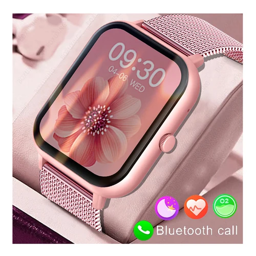 2025 nuevo para Xiaomi reloj inteligente mujeres Bluetooth llamada deporte Fitness Tracker reloj Monitor de salud moda señoras hombres Smartwatch