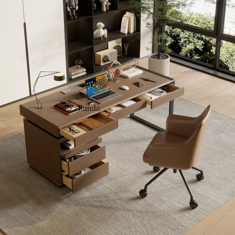 Wooden Furniture Single Desk with Base Executive Desk Home Desk with Base Home Office
