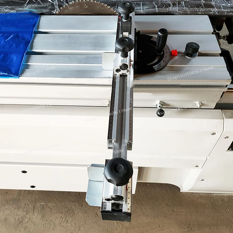 Upgraded Aluminum Miter Gauge Fence With Extendable Angle Scale For Precision Table Saw Cutting