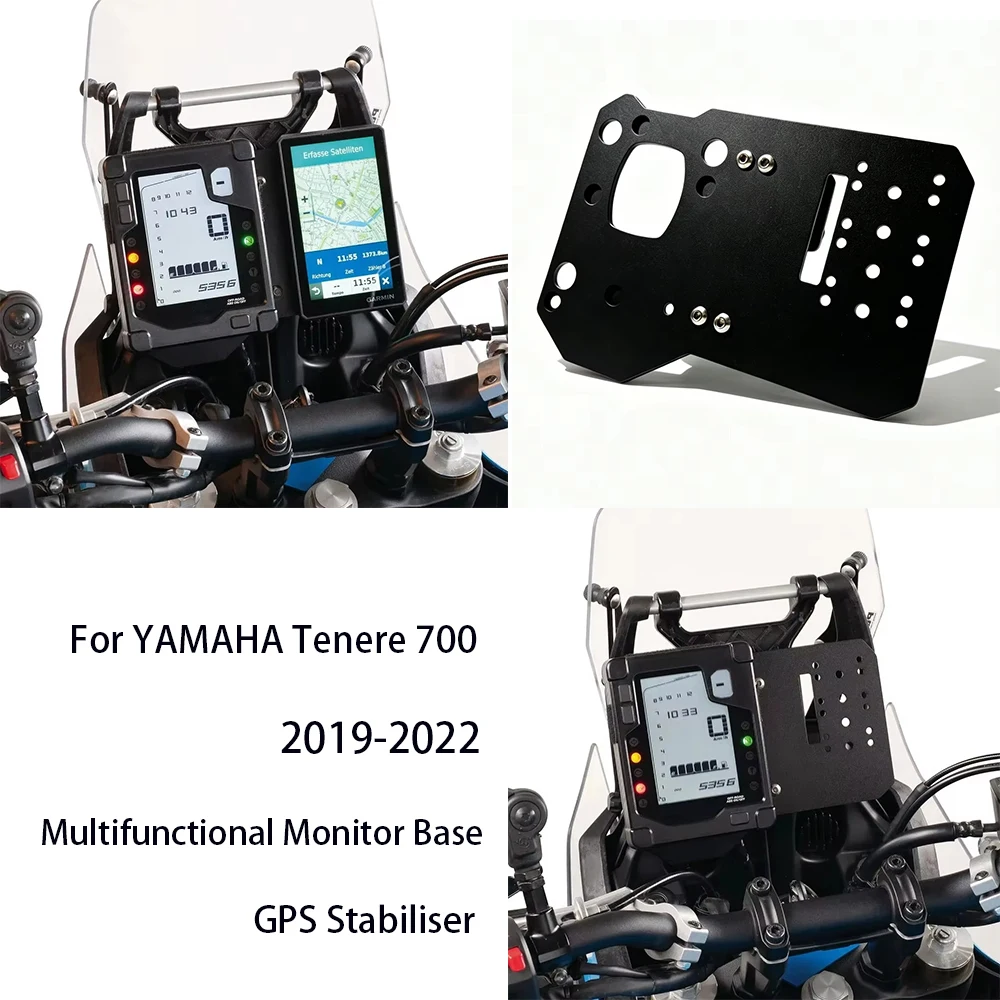 

For YAMAHA Tenere 700 T7 T700 2019-2022 Tenere700 Rally Cockpit Plate Multifunctional Monitor Base Tenere700 GPS Stabiliser