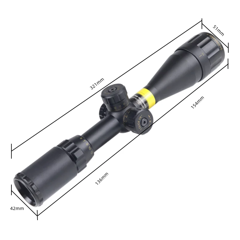 4-16X44AOEYS Strategic Riflescope Optic Sight Green Red Illuminated Hunting Scopes Rifle Scope Sniper Scope Sight