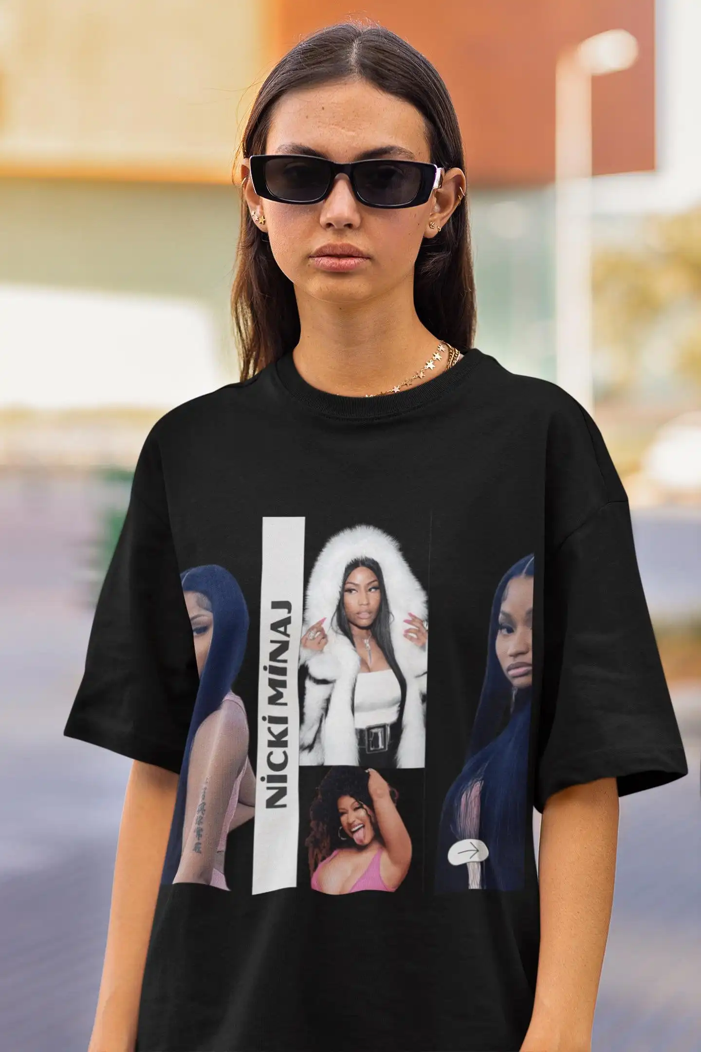 Nicki Minaj Tee T-Shirt, Gift For Women and Man Unisex T-Shirt 90s Vintage Bootleg Unisex Rap T-Shirt Vintage tee