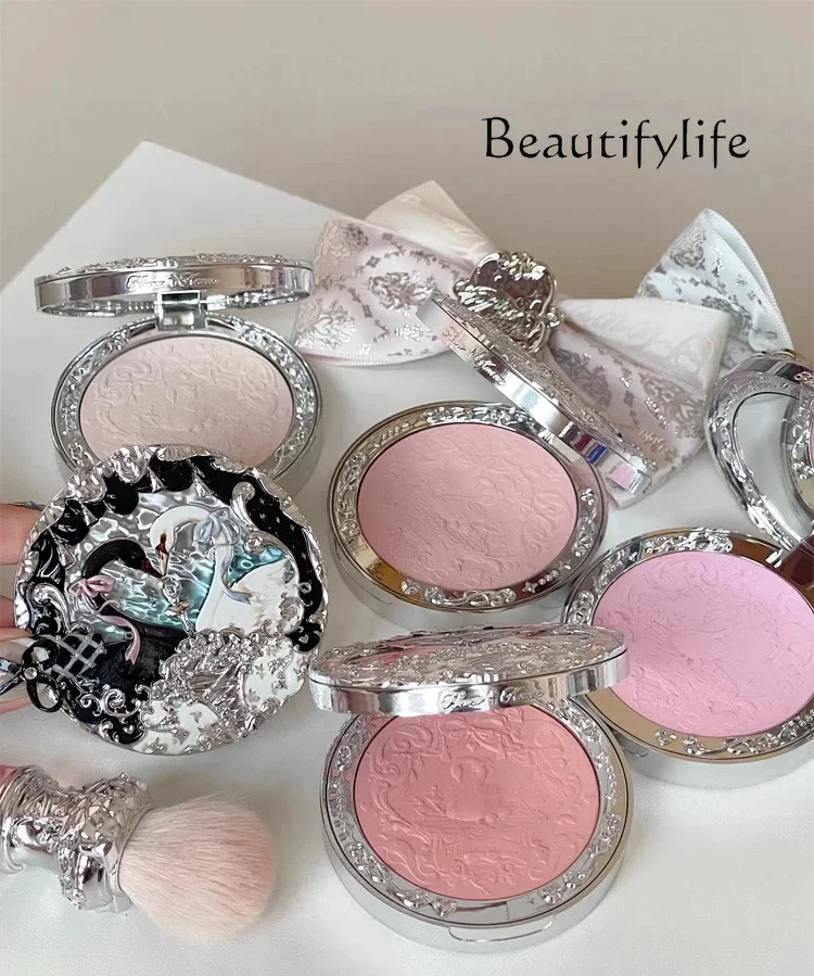 Flower Knowledge Swan Ballet Velvet Mist Blush Highlight Expansion Color Whitening