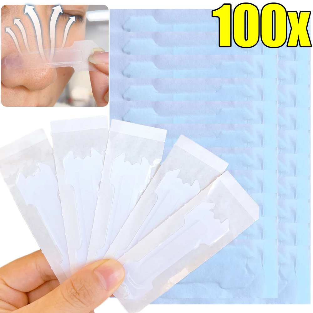 Transparent Breath Nasal Strips Anti-Snoring Airway Nasal Strips Easier Reduce Stop Snoring Patch Tool Kits Better Nose Breath