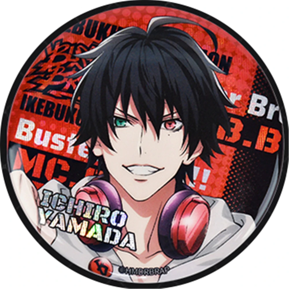 58mm Anime Hypnosis Microphone Division Rap Battle DRB Izanami Hifumi Cosplay COSTUME Badge Pin SPTE Tinplate Brooch﻿ Prop Gilf