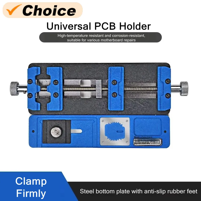 

TE-188 двойной подшипник, держатель печатной платы, ремонтная платформа для материнской платы, приспособление для пайки печатной платы для зажима микросхемы процессора NAND